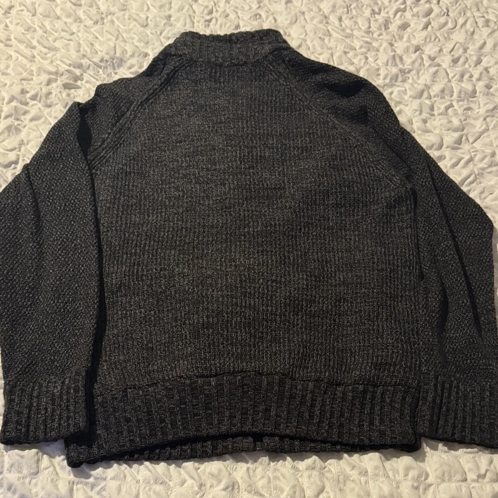 Lanesboro Men's Dark Gray Zip-Up Sweater